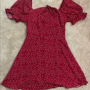 Cute red dress